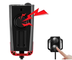 Įkraunamas dviračio žibintų rinkinys 3in1