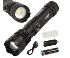 Įkraunamas taktinis LED žibintuvėlis xhp50