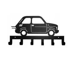 Kabykla rūbams ir raktams Mažas Automobilis, 35cm, juodos spalvos
