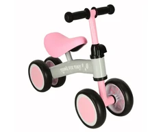 Keturratis balansinis dviratukas Trike Fix, rožinis