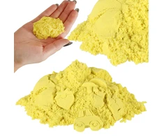 Kinetinis smėlis, 1kg, geltonas