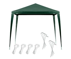 Lauko pavėsinė 2,5x2,5 m, žalia