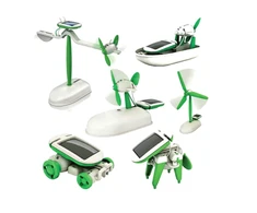 Lavinamasis rinkinys Saulės energijos robotai, 6in1