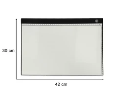 LED piešimo lenta, A3