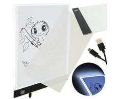 LED piešimo lenta, A4