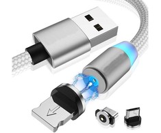 Magnetinis įkrovimo laidas 3w1 micro typ-c
