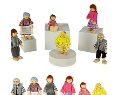 Miniatiūrinių lėlių rinkinys, 6 vnt