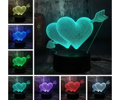 Naktinė lempa Hearts ZD98E
