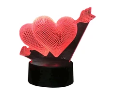 Naktinė lempa Hearts ZD98E