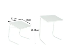 Nešiojamojo kompiuterio staliukas, baltas