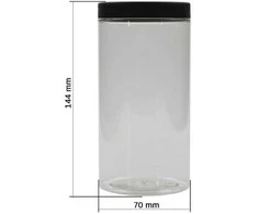 Plastikiniai indeliai maistui saugoti, 500 ml x 12vnt