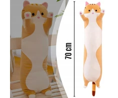 Pliušinis žaislas, pagalvėlė katinas, 70cm