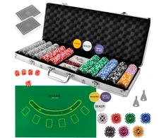 Pokerio 500 žetonų rinkinys