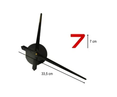 Priklijuojamas sieninis laikrodis KX3513