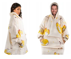 Šiltas Pledas - Džemperis "Kačiukai 2in1" oversize, XXL