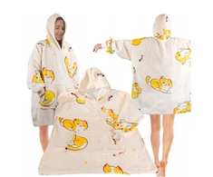 Šiltas Pledas - Džemperis "Kačiukai 2in1" oversize, XXL