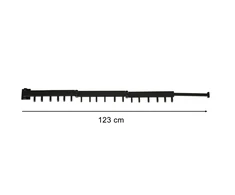 Teleskopinė drabužių pakaba, 123 cm