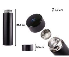 Termo puodelis, 500 ml, juodas