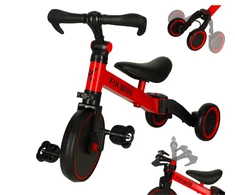 Triratis balansinis dviratukas Trike Fix, raudonas