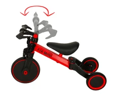 Triratis balansinis dviratukas Trike Fix, raudonas