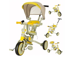 Triratukas Trike Fix 6in1, geltonas