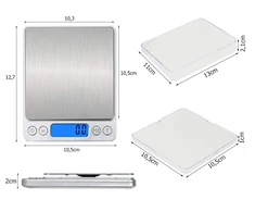 Virtuvinės svarstyklės, 0,5kg 0.1g