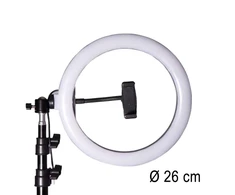 Žiedinė lempa su trikoju stovu KX6824