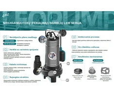 Leo Pumps NUOTEKŲ SIURBLYS LSWm100A