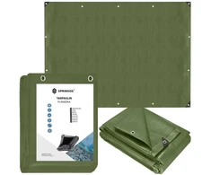 Brezentas Springos 5x8 m 120 g/m² žalias