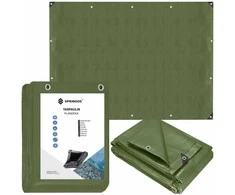 Brezentas Springos 6x8 m 120 g/m² žalias