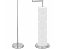 Tualetinio popieriaus laikiklis Springos TS0001, 2-in-1, chromuotas