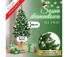 Dirbtinė Eglė ant kamieno Springos CT0262, 220 cm