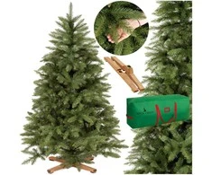 Springos Dirbtinė eglutė Royal Trees Skandinaviška 180 cm su mediniu stovu