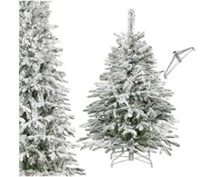 Dirbtinė kalėdinė eglutė Springos, snieguota, 120 cm