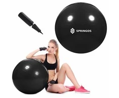 Gimnastikos kamuolys Springos FB0015 85 cm su pompa
