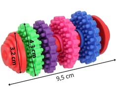 Guminis šuns žaislas, kramtukas dantims Springos PA0273 9,5 cm