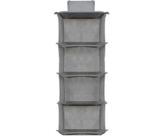 Springos Kabantis organizatorius 4 lentynų 80 cm pilkas
