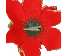 Kalėdinė puošmena Poinsettia Springos 13x13 cm