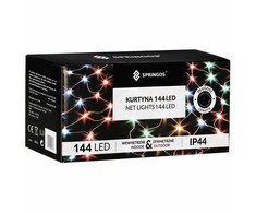Užuolaidinė girlianda Springos 144 LED, 2x2 m