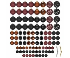 Kalėdiniai žaisliukai Springos CA1165, 100 vnt