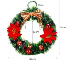 Springos CA1018 KALĖDŲ PRAŠYMAS "VAINIKAS" 30 CM