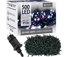 Kalėdų eglutės girlianda Springos 500 LED 27,5 m su 8 apšvietimo režimais