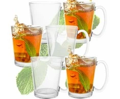 Latte kavos stiklinės Springos HA7497, 300 ml, 6 vnt.