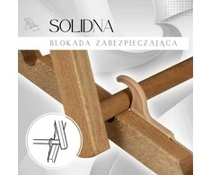 Springos Sulankstomas medinis gultas, geltonas