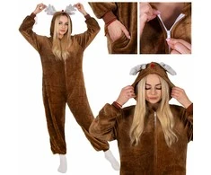Kigurumi pižama su elnio raštu Springos, dydis S