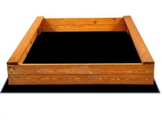 Medinė smėlio dėžė Springos PS120IE 120x120 CM