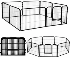 Naminių gyvūnėlių metalinis narvas Springos PA1002, 165 x 165 cm