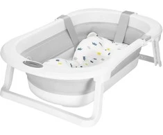 Kūdikių vonelė Springos SB0060 40 L su pagalvėle ir termometru