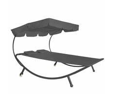 Sodo sofa Springos GF2002 su skydeliu ir pagalvėmis