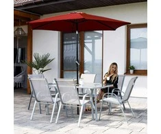 Sodo skėtis Springos GU0032 250 cm raudonas